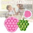 thumbnail image 2 of Wovilon Silicone Molds Cake Mold Bee Honeycomb Shape Silicone Resin Mold Jewelry Pendant Earring Craft Mold Baking Mold, 2 of 5