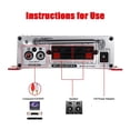 thumbnail image 4 of S430 600W Audio Home Digital Amplifiers LCD Display Car Audio Bass Power Amplifier FM USB SD Radio Subwoofer Speakers ,Scalable Fun, 4 of 7