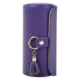 thumbnail image 2 of Layered Travel Jewelry Case – Elegant Storage, Jewelry Organizer, Small Jewelry Roll Box, Bridal Shower Gifts, Jewelry Zippered Pocket Case Travel Jewelrys Bag for Women Purple, 2 of 6