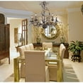 thumbnail image 2 of Circeo 5-Light Chandelier in Deep Rust with Crystal, 2 of 2