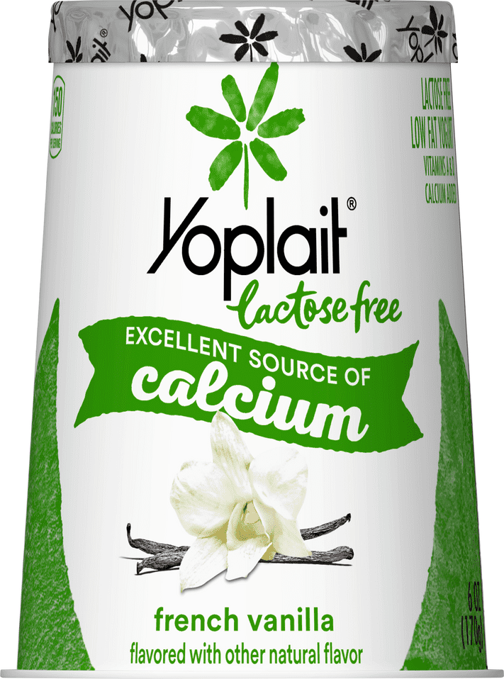Yoplait Lactose Free Low Fat Yogurt, French Vanilla, 6 oz