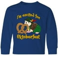 thumbnail image 3 of Inktastic I'm Excited for Oktoberfest with Cute Hedgehog Long Sleeve Youth T-Shirt, 3 of 5