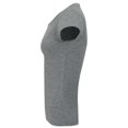 thumbnail image 3 of SOLS - Camiseta de manga corta modelo Moon con cuello en forma de V para mujer (Gris piedra), 3 of 3
