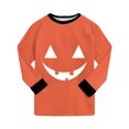 thumbnail image 4 of Kogui Kids Halloween Pajamas Set Long Sleeve Soft 2 Piece Pjs For Toddler Boys And Girls 3T 4T (Grey,3-4 Years), 4 of 9