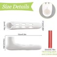 thumbnail image 2 of UFURMATE 2Pcs White Silicone Door Handle Covers, Anti-Static Safety Door Knob Protector for Flat Square Door Levers, 2 of 6