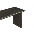 thumbnail image 4 of Taran Designs 55" Solid Wood Dining Bench in Dark Brown, 4 of 4