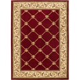 thumbnail image 1 of 3 ft. 11 in. x 5 ft. 3 in. Timeless Fleur De Lis Area Rug - Red, 1 of 1