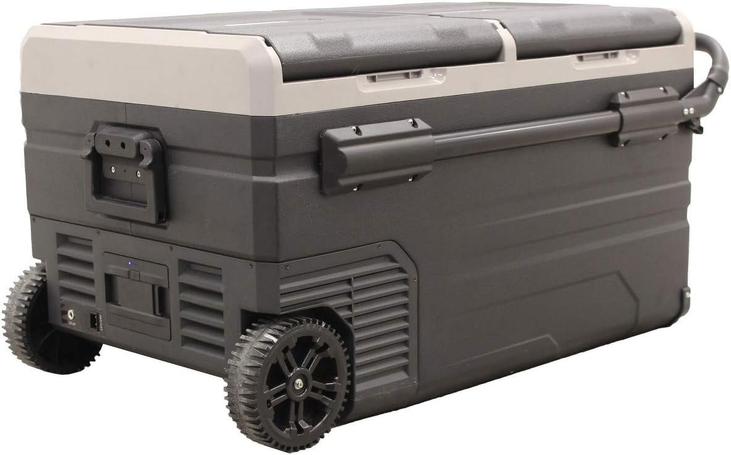 Massimo 100 Quart Electric Car RV Refrigerator Cooler  95L / 25 Gallon Capacity, 12V DC & AC Powered, Portable Fridge Freezer