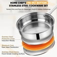 thumbnail image 2 of Coliware 6-Piece Pots and Pans Set, Stainless Steel Cookware Sets with Stock Pots Saucepans Frying Pans, Non-Stick Commercial Cooking Set Compatible with All Stovetops, Dishwasher Safe, 2 of 9