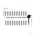 thumbnail image 2 of Christmas Clearance!—less than $1 each, 20 LED Solar Column Ground Stake Lights with 3 colors to choose from for Garden Walkway Outdoor Decor(White), 2 of 6