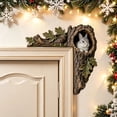 thumbnail image 5 of Velmasee Forest Animal Doorway Door Frame Decor, 2D Realistic Print Smooth Wood No-Drill Installation, Woodland Ornament for Home Wall Corner Fall Christmas Decor, 5 of 8
