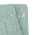 thumbnail image 4 of Sparkles Home  Stripe Rhinestone Hand Towel (Set of 2) - Aqua, 4 of 5