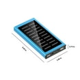 thumbnail image 6 of JTNeq 20000mAh Ultra-Slim Metal Solar Power Bank – High-Capacity Portable Charger with 2 USB Outputs, Ideal for Outdoor Activities and Smartphone Charging, 6 of 9