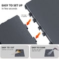 thumbnail image 4 of 44Pack Waterproof Interlocking Deck Tiles,(12pcs Edge strips+4pcs Corners) 12"x12" Plastic Patio Tiles | for Indoor Outdoor Use, Patio Floor Decking Tiles for Garden Lawn Porch Poolside Balcony, 4 of 10