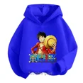 thumbnail image 3 of Ropa de anime para niños, sudadera de una pieza para niños, ropa de primavera y otoño para niñas, sudadera de dibujos animados de Luffy Zoro, traje con capucha para adolescentes, camisetas de Sonic, 3 of 5