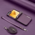 thumbnail image 1 of Leather Crossbody Wallet Case For Samsung Galaxy Z Flip 6,iPhone 13 Pro, 1 of 7