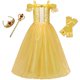thumbnail image 1 of Vestidos de Halloween para niñas, disfraz de princesa fiesta, fantasía de Navidad, 4, 6, 7, 8, 9, 10 años Fivean unisex, 1 of 2