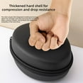 thumbnail image 6 of Travel Hard Headphone-Case Foldable Headphones Storage BLACK. Box Bag UK, 6 of 9