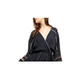 thumbnail image 2 of Free People Women's Delilah Embroidered Long Sleeve Minidress Blue Size Medium, 2 of 3
