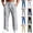 #02 Light Gray, variant on Jogger Yoga Sweatpant for Men Lightweight Drawstring Loose Fit Pants Comfy Lounge Athletic Elastic Waist Trouser, #02 White XL