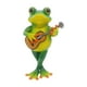 thumbnail image 1 of Figura de rana, estatua de rana, accesorios, animal, divertido adorno de resina, escultura, decoración para dormitorio, patio, sala de estar, tablero Guitarra, 1 of 8