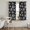Charcoal Black, Crisp White, variant on Palm Trees Sheer Curtains 84 Inch Length 2 Panels Set, Summer Tropical Coconut Tree Plants Blue Voile Window Treatment Rod Pocket Curtains Sheers Drapes for Bedroom/Living Room/Kitchen 52"x84"x2