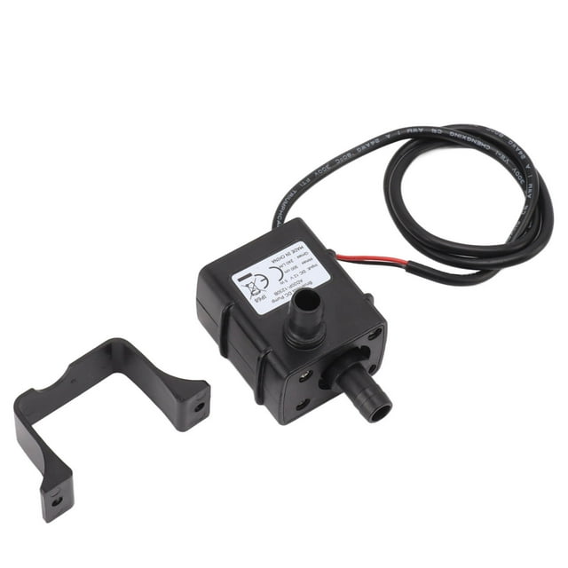 Bomba de motor sin escobillas de 12 V CC, sumergible, de bajo ruido y con refrigeración por agua, microbomba centrífuga para fuentes de jardín.