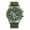 Green, variant on Men's Analog Tactical Watch: Arabic Numeral Scale Quartz Watch Three Decorative Sub-dial with Nylon Strap Luminous hands - For Gift