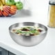 thumbnail image 5 of Cuenco de ensalada de acero inoxidable, cuenco de comida para cantimplora, cuenco de mezcla, tazón de sopa grande profundo, 4 Uds., 5 of 6