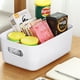 thumbnail image 5 of Apuakthei Cesta de almacenamiento de escritorio PP Caja de almacenamiento de cosméticos Organizador de artículos diversos de escritorio con asa para el hogar grande gris, 5 of 7