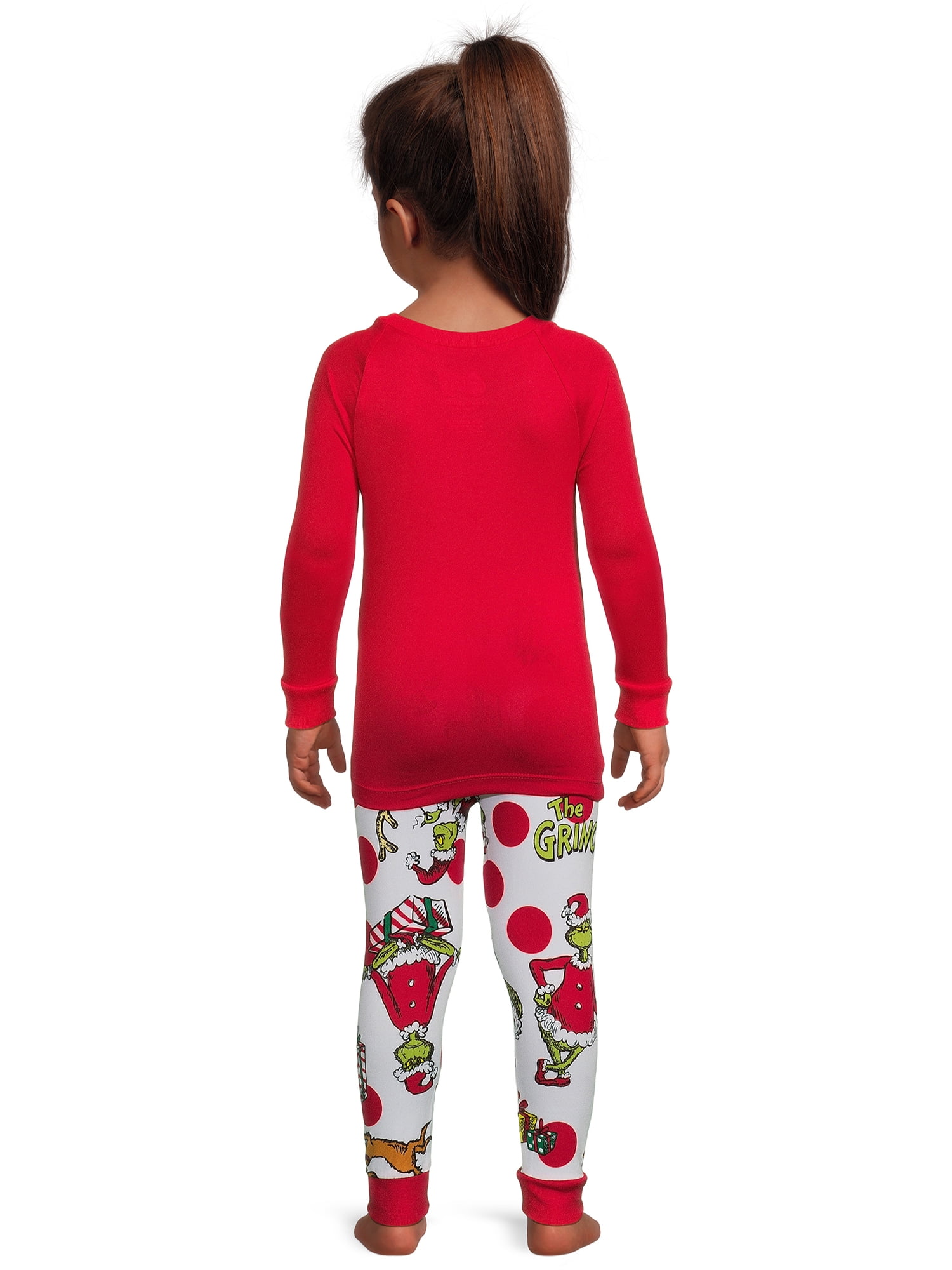 Dr. Seuss Unisex Toddlers Grinch Matching Family Pajamas Set, 2-Piece, Sizes 2T-5T