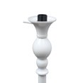 thumbnail image 2 of Elegant Designs 1 Light Torchiere Floor Lamp with Marbleized White Glass Shade, 2 of 8
