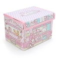 thumbnail image 4 of Sanrio Kawaii My Melody Cinnamoroll Kuromi Anime caja de almacenamiento plegable grande, juguete cuadrado, dormitorio, organizador de ropa, cesta de artículos diversos, 4 of 4