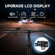 High-Performance Electric Scooter for Adults with Seat, 22MPH Top Speed, 48V 22.5Ah Long-Range Battery, Up to 55 Miles, Dual Suspension, Foldable Design & Cargo Basket