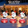thumbnail image 3 of Ktaxon Christmas Inflatable Outdoor Decoration Spinning Snowman Holiday Outdoor Decor,5 FT, 3 of 11