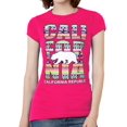 thumbnail image 1 of Camiseta de Manga Corta Gravity Trading Tribal República de California Rosa Caliente Medio, 1 of 1