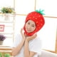 thumbnail image 5 of Sombrero de fresa Bewildely suave tocado de cosplay para fiesta de Año Nuevo Rojo 28x35cm, 5 of 6