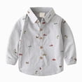 thumbnail image 4 of 3-4T Toddler Boy's Shirt Long Sleeve Cute Graphic Top Fall Winter Clothes Outfit for 12 Months 2T 3T 4T 5T 6T 7T 8T Kids School Casual Daily, 4 of 7
