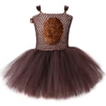 thumbnail image 1 of Vestido Tutú De Oso Marrón Para Bebé Niñas Halloween Cumpleaños Selva Fiesta Animal Cosplay Disfraz Niños De Disfraces Ropa 1-12Y, 1 of 4
