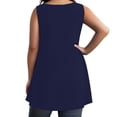 thumbnail image 3 of StSilkitty Plus Size Tank Tops for Womens Solid Color V Neck Sleeveless Tunic Blouses Lightweight Soft Trendy Shirts, 3 of 6