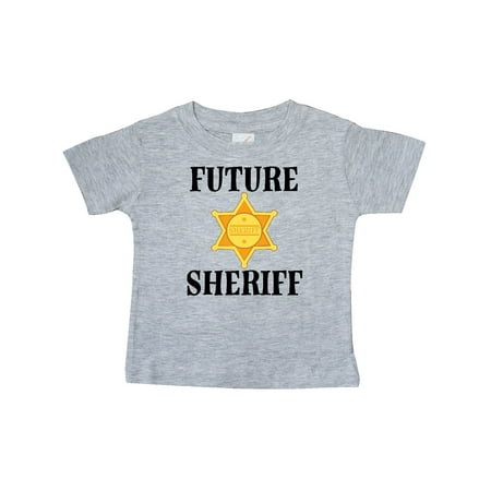 

Inktastic Future Sheriff Badge Outfit Gift Baby Boy or Baby Girl T-Shirt