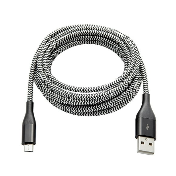 Câble de charge et de synchronisation Micro-USB de 3 m (Noir) blackweb ™