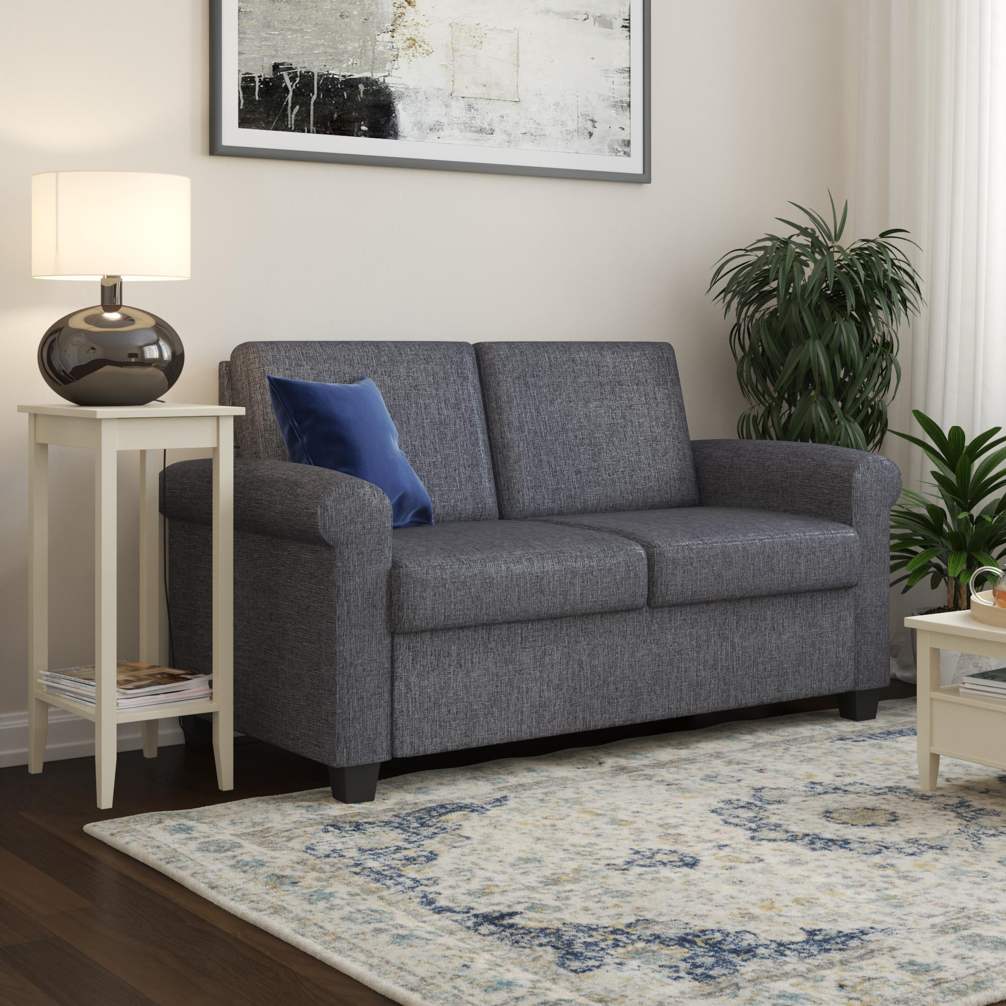 Dhp Logan Twin Sofa Bed Gray Com, Fold Out Twin Bed Couch