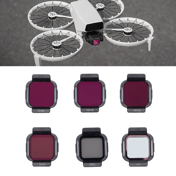 Filtros nd nd, gancho de filtro cpl de drones con caja de almacenamiento para accesorios de drones