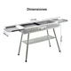 thumbnail image 2 of Parrilla Asador KITCHENES De Carbon Plegable Portatil camping, 2 of 7