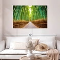 thumbnail image 2 of Elephant Stock Bamboo Walkway In Kyoto Wall Art - Horizontal Canvas Wall Art - Living Room Wall Decor - Nature Canvas - Brown And Green Decor - 45" x 30", 2 of 8