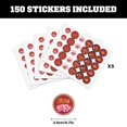 thumbnail image 2 of Etiquetas adhesivas PHOHUI Happy Diwali Kiss para chocolate, 150 unidades, 2 of 5
