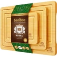 thumbnail image 1 of Juego de Tabla de cortar de bambu con ranura de jugo 3 piezas ROYAL CRAFT WOOD ROYAL CRAFT WOOD, 1 of 2