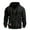 Black, variant on Mens Hoodies Zip up,Sport Hoodie With Zipper Pocket Pullover For Casual Wear And,Sizes S