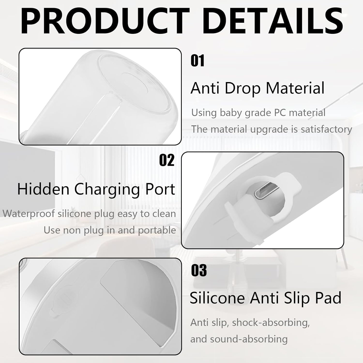 Portable 1L mini washing machine with 2 washing programs